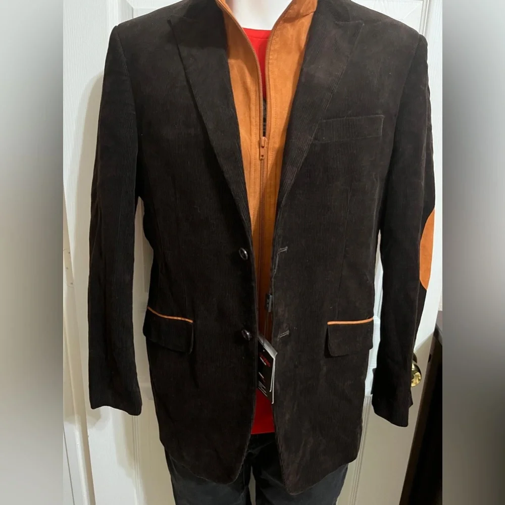 Linea Uomo Brown Corduroy Jacket